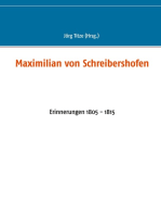 Maximilian von Schreibershofen: Erinnerungen 1805 - 1815