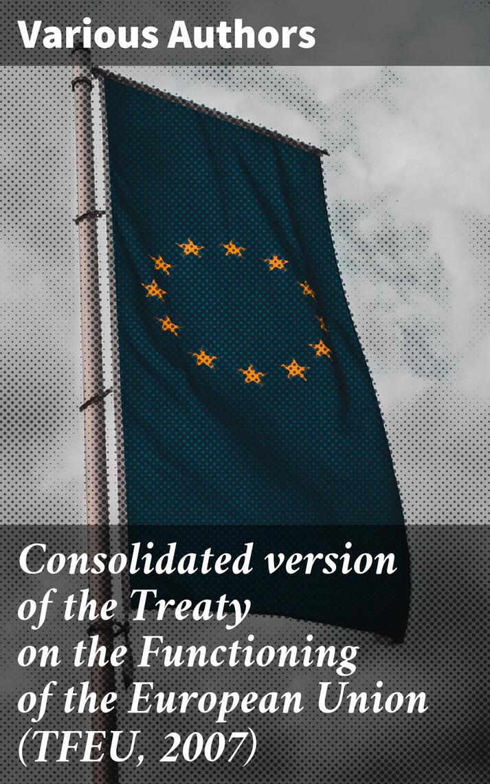 Consolidated version of the Treaty on the Functioning of the European ...