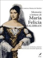 Memorie e lettere di Maria Felicia Malibran