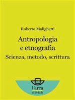 Antropologia e etnografia: Scienza, metodo, scrittura