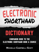 Electronic Shorthand Dictonary