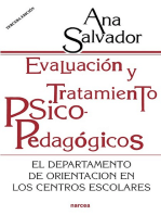 Evaluación y tratamiento psicopedagógicos: El Departamento de Orientación en los Centros Escolares
