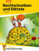 Rechtschreiben und Diktate 2. Klasse: Übungsprogramm mit Lösungen für die 2. Klasse