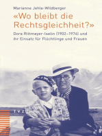 "Wo bleibt die Rechtsgleichheit?": Dora Rittmeyer-Iselin (1902-1974) und ihr Einsatz für Flüchtlinge und Frauen