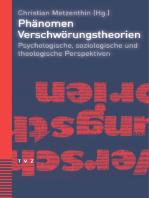 Phänomen Verschwörungstheorien: Psychologische, soziologische und theologische Perspektiven