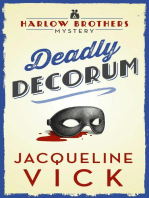 Deadly Decorum: Harlow Brothers Mystery, #3