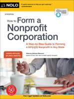 How to Form a Nonprofit Corporation (National Edition): A Step-by-Step Guide to Forming a 501(c)(3) Nonprofit in Any State