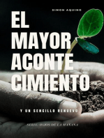 El Mayor Acontecimiento y un sencillo renuevo. (Serie