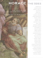 Horace, The Odes: New Translations by Contemporary Poets