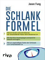 Die Schlankformel: Warum Insulin und nicht Kalorien der entscheidende Faktor beim Abnehmen ist. Wie Sie Ihren Insulinspiegel und damit Ihr Gewicht verringern. Warum regelmäßiges Fasten der Schlüssel zum Schlankbleiben ist.