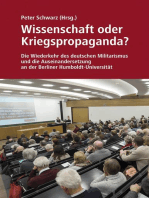 Wissenschaft oder Kriegspropaganda?: Die Wiederkehr des deutschen Militarismus und die Auseinandersetzung an der Berliner Humboldt-Universität
