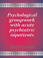 Psychological groupwork with acute psychiatric inpatients