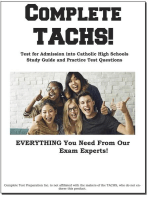 Complete TACHS!: Test for Admission into Catholic HIgh School Study Guide and Practice Test Questions