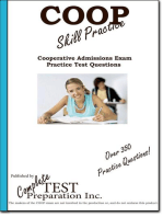 COOP Skill Practice: Practice Test Questions for the  Cooperative Admissions Examination Program (COOP)