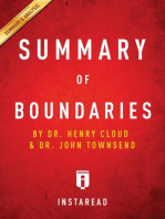 Summary of Boundaries: by Dr. Henry Cloud and Dr. John Townsend | Includes Analysis