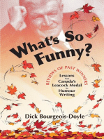 What's So Funny?: Lessons from Canada's Leacock Medal for Humour Writing