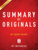 Summary of Originals: by Adam Grant | Includes Analysis