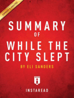 Summary of While the City Slept: by Eli Sanders | Includes Analysis
