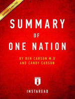 Summary of One Nation: by Ben Carson M.D and Candy Carson | Includes Analysis