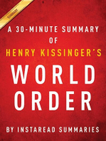 Summary of World Order: by Henry Kissinger | Includes Analysis