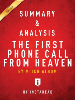 Summary of The First Phone Call From Heaven: by Mitch Albom | Includes Analysis