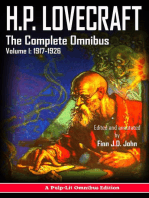 H.P. Lovecraft, The Complete Omnibus Collection, Volume I:: 1917-1926