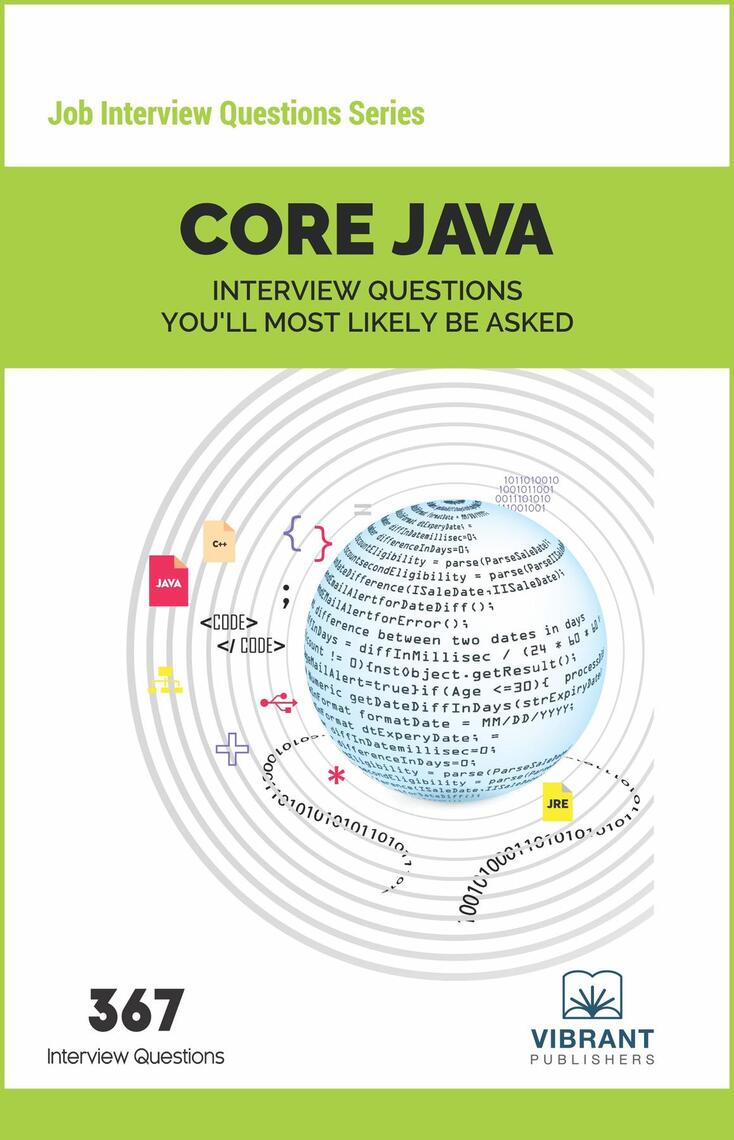 CORE JAVA Interview Questions You'll Most Likely Be Asked by Vibrant ...
