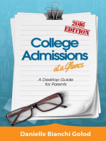 College Admissions at a Glance: Parents' Guide to College Admissions