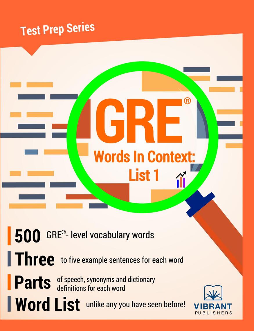 GRE Words In Context by Vibrant Publishers - Ebook | Everand