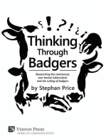 Thinking Through Badgers: Researching the controversy over bovine tuberculosis and the culling of badgers