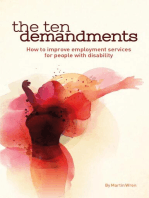 The Ten Demandments: How to improve employment services for people with disability
