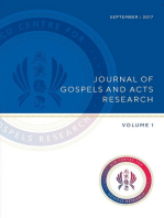 Journal of Gospels and Acts Research