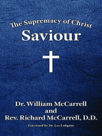 The Supremacy of Christ: Saviour
