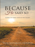 Because He Said So: Learn to Take God at His Word