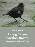 Going Down Gordon Brown: with poems by Andrew Mackirdy