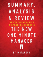 Summary, Analysis & Review of Ken Blanchard's & Spencer Johnson's The New One Minute Manager by Instaread