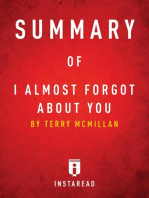 Summary of I Almost Forgot About You: by Terry McMillan | Includes Analysis