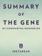 Summary of The Gene: by Siddhartha Mukherjee | Includes Analysis