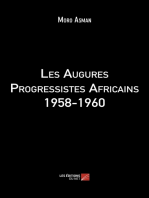 Les Augures Progressistes Africains 1958-1960