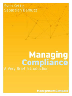 Managing Compliance: A Very Brief Introduction