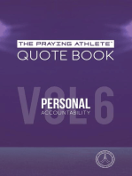 The Praying Athlete Quote Book Vol. 6 Personal Accountability