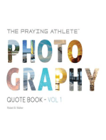 The Praying Athlete Photography Quote Book Vol. 1