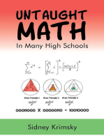 Untaught Math: In Many High Schools