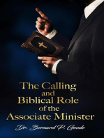 The Calling and Biblical Role of the Associate Minister: "God's Servant, Doing God's Work, God's Way, By God's Power"