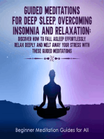 GUIDED MEDITATIONS FOR DEEP SLEEP, OVERCOMING INSOMNIA AND RELAXATION