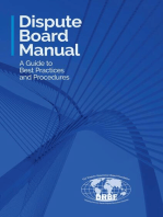Dispute Board Manual: A Guide to Best Practices and Procedures
