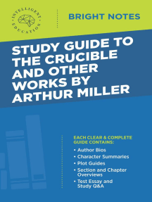 Read Study Guide To The Crucible And Other Works By Arthur Miller Online By Intelligent Education Books