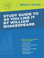 Study Guide to As You Like It by William Shakespeare