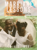 MARRIAGE LESSONS: MARRIAGE LESSONS FOR SINGLES AND MARRIED COUPLES