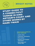 Study Guide to A Connecticut Yankee in King Arthur's Court and Other Works by Mark Twain